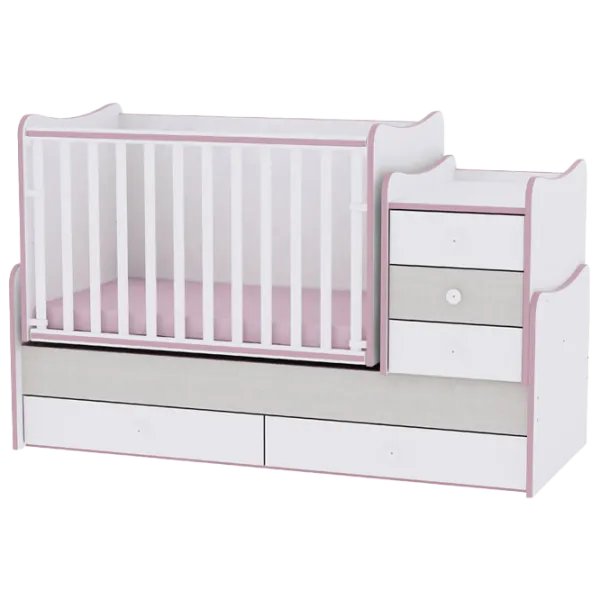 Pat pentru copii Lorelli BED MAXI PLUS NEW (10150300032A) 0 luni - 14 ani/ White photo 1 Pat pentru copii Lorelli BED MAXI PLUS NEW (10150300032A) 0 luni - 14 ani/ White photo 1