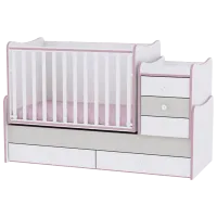 Pat pentru copii Lorelli BED MAXI PLUS NEW (10150300032A) 0 luni - 14 ani/ White