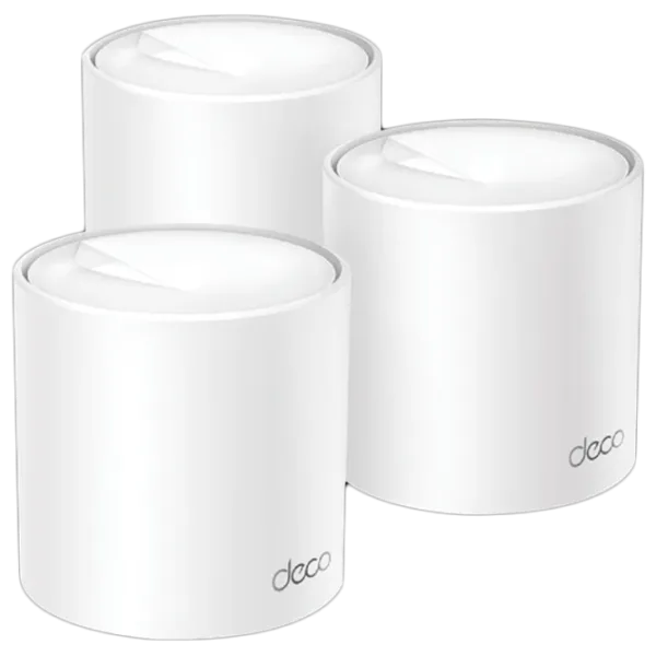 Wi-Fi Роутер TP-Link Deco X50 (3-pack) 574 Мбит/ c/ 2402 Мбит/ с/ Белый photo 1