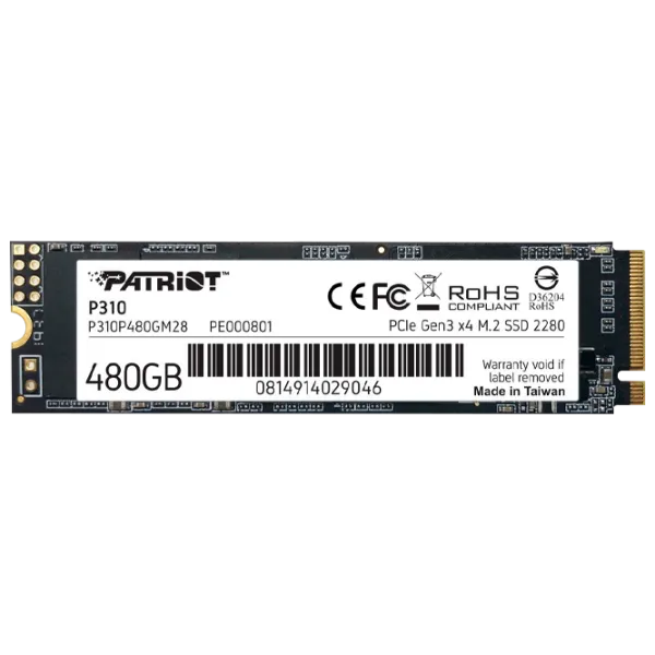 SSD Patriot P310 480 ГБ M.2 photo 1