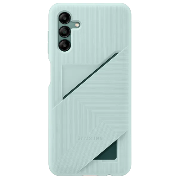 Husă pentru smartphone Samsung Galaxy A04s Samsung/ Card Slot/ TPU/ Green photo 1