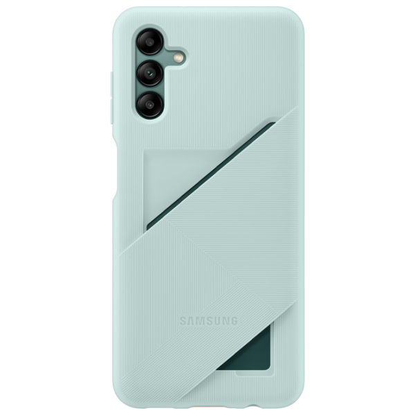 Husă pentru smartphone Samsung Galaxy A04s Samsung/ Card Slot/ TPU/ Green photo 1
