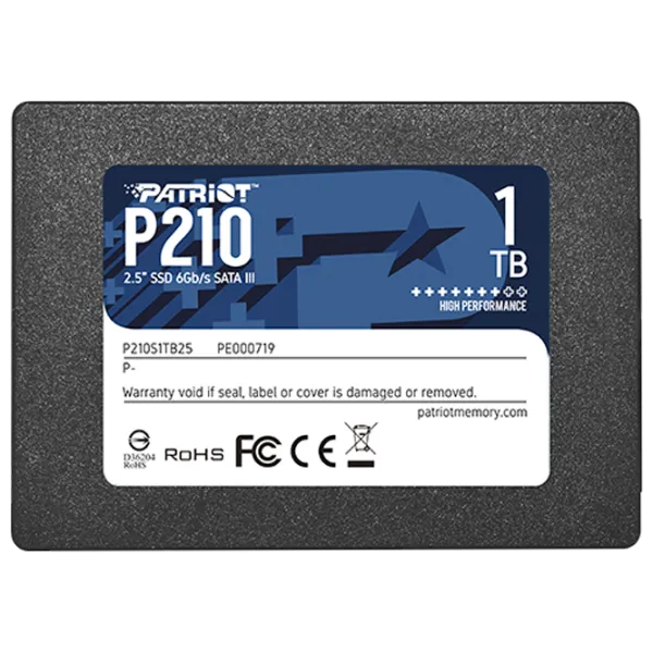 SSD Patriot P210 1 ТБ 2.5'' photo 1