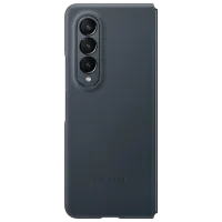 Чехол для смартфона Samsung Galaxy Z Fold 4 5G Samsung/ Back/ Кожа/ Зелёный Серый