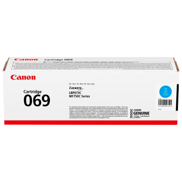 Картридж Canon CRG-069 Cyan/ Original/ Лазер photo 1
