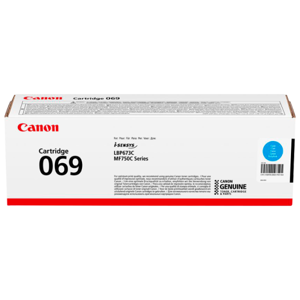 Картридж Canon CRG-069 Cyan/ Original/ Лазер photo 1