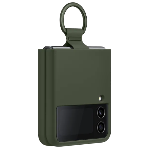 Чехол для смартфона Samsung Galaxy Z Flip 4 5G Samsung/ Back/ TPU/ Khaki Зелёный photo 1