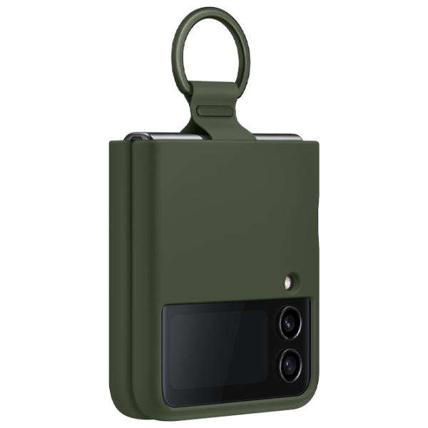 Чехол для смартфона Samsung Galaxy Z Flip 4 5G Samsung/ Back/ TPU/ Khaki Зелёный photo 1