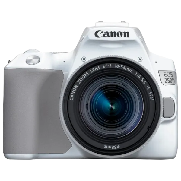 Фотоаппарат Canon EOS 250D Kit CMOS/ Белый photo 1 Фотоаппарат Canon EOS 250D Kit CMOS/ Белый photo 1
