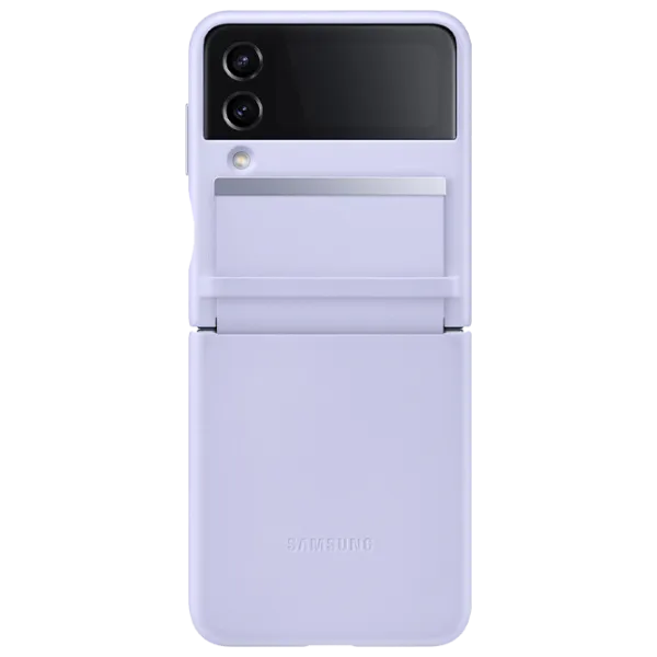 Чехол для смартфона Samsung Galaxy Z Flip 4 5G Samsung/ Flip Cover/ Кожа/ Пурпурный photo 1