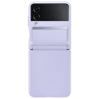 Чехол для смартфона Samsung Galaxy Z Flip 4 5G Samsung/ Flip Cover/ Кожа/ Пурпурный