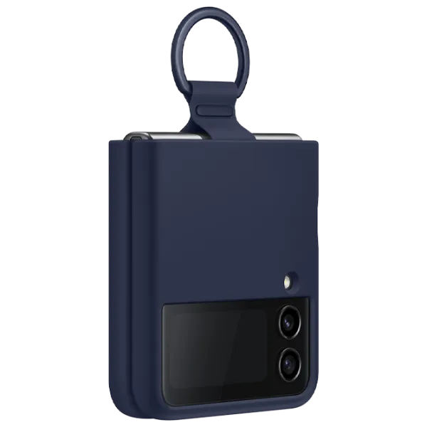 Husă pentru smartphone Samsung Galaxy Z Flip 4 5G Samsung/ Back/ TPU/ Dark Blue photo 1