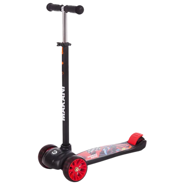 Детский трёхколёсный самокат Kikka Boo Makani Street Race (31006010039) 50 кг/ Черный photo 1