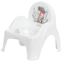 Горшок Tega Baby Wild&Free DZ-007-103 Унисекс/ 12+ месяцев/ Белый