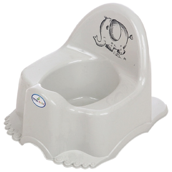 Горшок Tega Baby Слоник DN-001-135 для мальчиков/ 12+ месяцев/ Серый photo 1