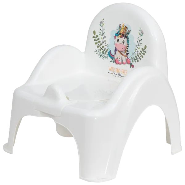 Горшок Tega Baby Wild&Free DZ-007-103 Унисекс/ 12+ месяцев/ Белый photo 1