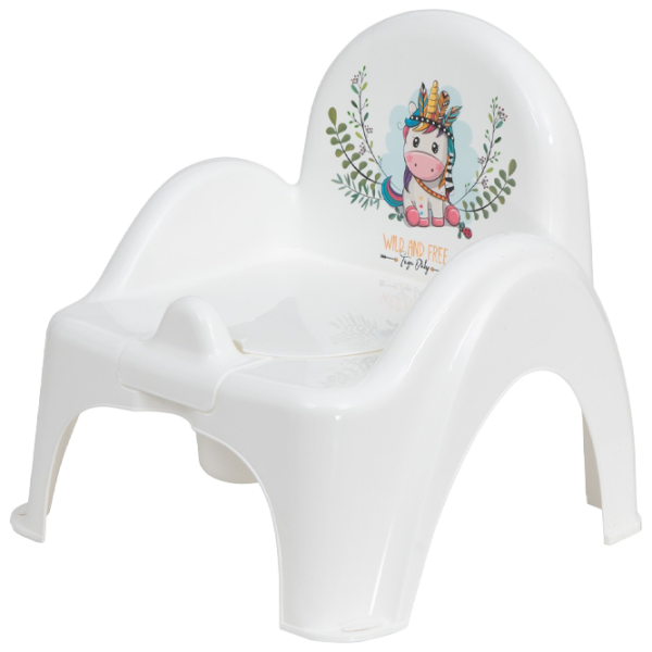 Горшок Tega Baby Wild&Free DZ-007-103 Унисекс/ 12+ месяцев/ Белый photo 1