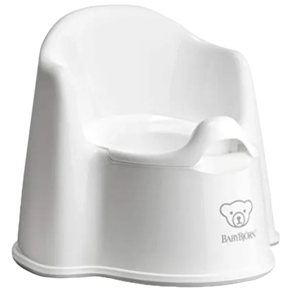 Oliță BabyBjorn Potty Chair Deep 055221A Unisex/ 12+ luni/ White photo 1 Oliță BabyBjorn Potty Chair Deep 055221A Unisex/ 12+ luni/ White photo 1