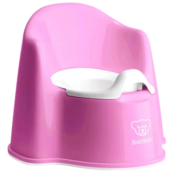 Oliță BabyBjorn Potty Chair Powder 055155A pentru fetițe/ 12+ luni/ Pink photo 1