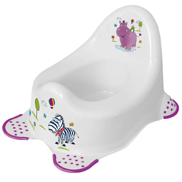Горшок Lorelli Hippo 10130310091 для девочек/ 6 - 36 месяцев/ Белый photo 1 Горшок Lorelli Hippo 10130310091 для девочек/ 6 - 36 месяцев/ Белый photo 1