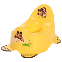 Горшок Lorelli Mashenka & Mishka 10130340202 для девочек/ 18+ месяцев/ Желтый