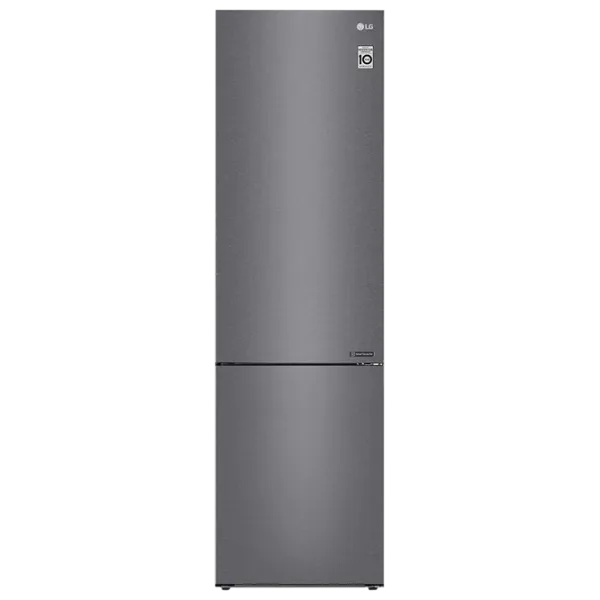 Frigider LG GW-B509CLZM cu congelator jos 384 l / 203 cm / Inox photo 1