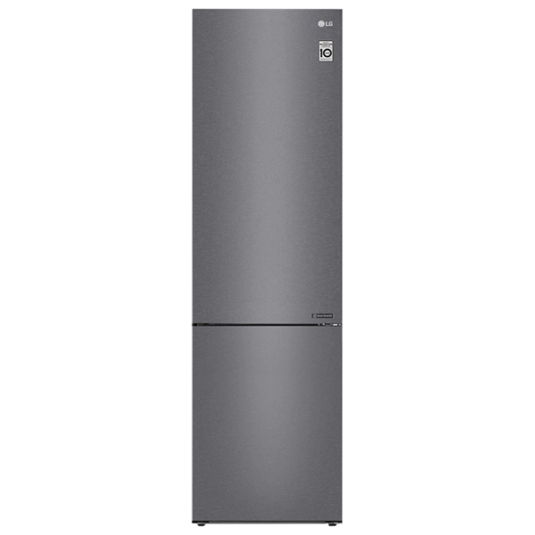 Frigider LG GW-B509CLZM cu congelator jos 384 l / 203 cm / Inox photo 1