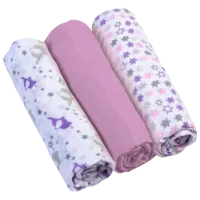 Пеленки BabyOno 348/ 04 Многораовые/ Пурпурный