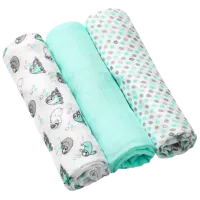 Пеленки BabyOno 397/ 04 Многораовые/ Аквамарин