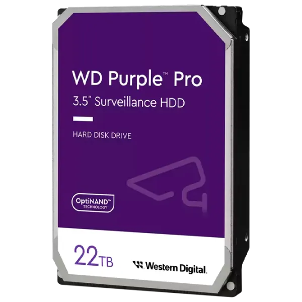 HDD Western Digital Purple Pro Surveillance 22 ТБ WD221PURP/ Серебристый photo 1
