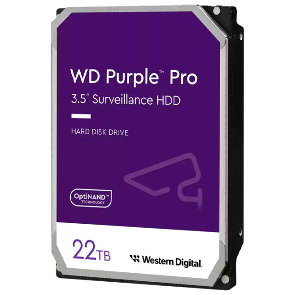 HDD Western Digital Purple Pro Surveillance 22 ТБ WD221PURP/ Серебристый photo 1