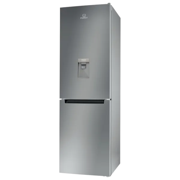 Frigider Indesit LI8 S1E S AQUA cu congelator jos 334 l / 188.9 cm / Silver photo 1