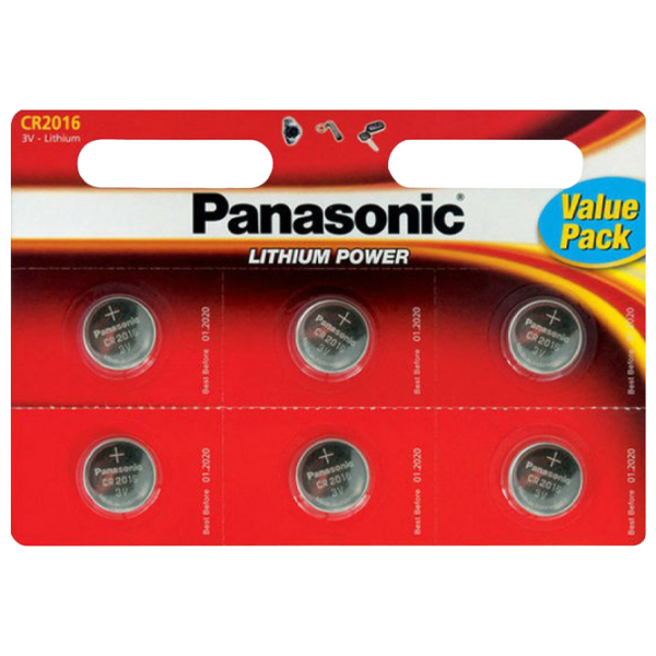 Baterie Panasonic Lithium CR2016 3 V/ 2 buc. photo 1