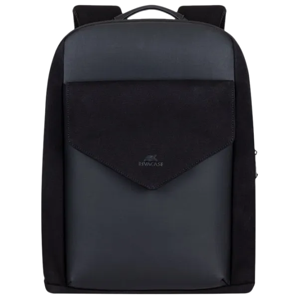 Rucsac pentru laptop RivaCase Canvas Urban 14"/ Gray Black photo 1