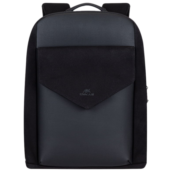 Rucsac pentru laptop RivaCase Canvas Urban 14"/ Gray Black photo 1