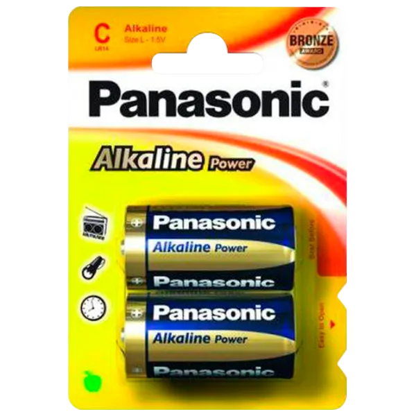Батарейка Panasonic Lithium LR14REB/ 2BP 1.5 В/ 2 шт. photo 1