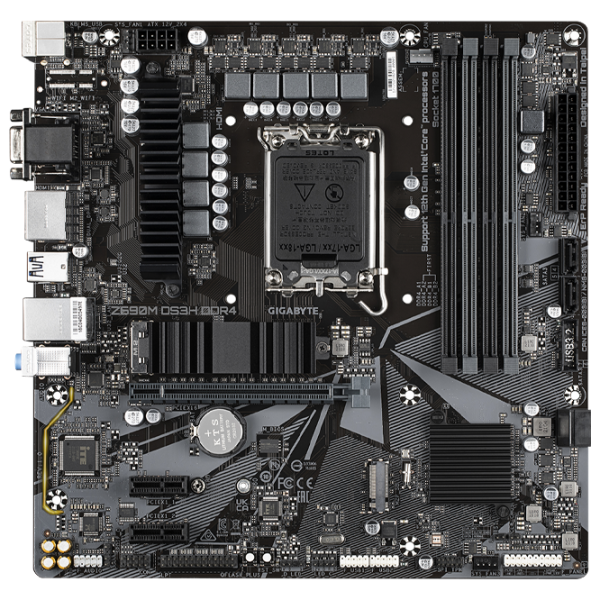 Placă de bază Gigabyte Z690M DS3H mATX/ Intel Z690 photo 1