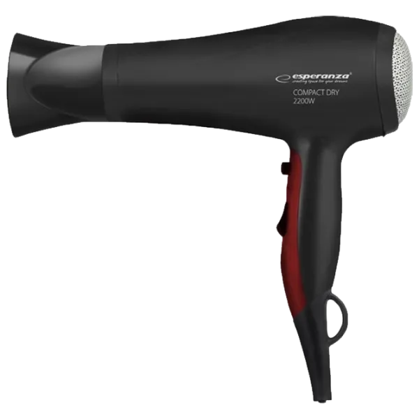 Uscător de păr Esperanza EBH004K 2200 W / Black photo 1