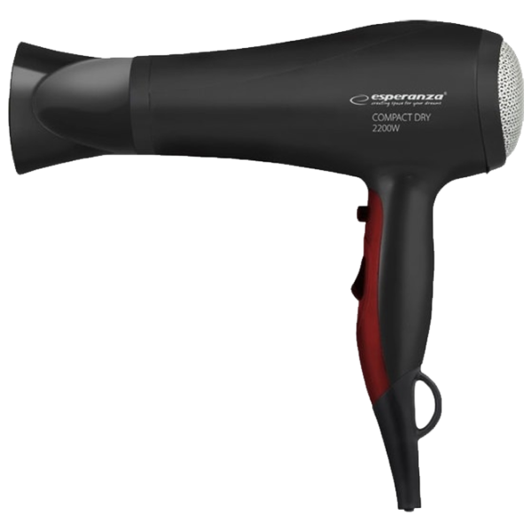 Uscător de păr Esperanza EBH004K 2200 W / Black photo 1