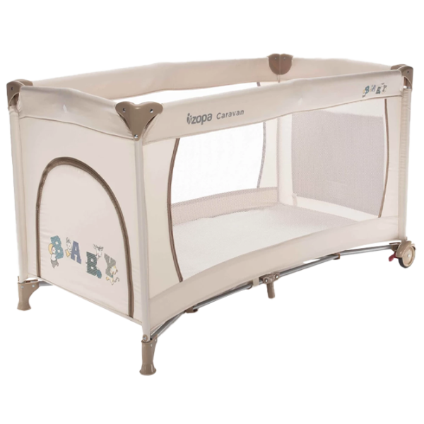 Pat pentru copii Zopa Caravan (49158) 0 luni - 3 ani/ Beige photo 1