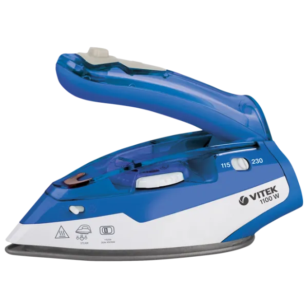 Fier de călcat Vitek VT-1269 De voiaj/ 1100 W/ Blue photo 1