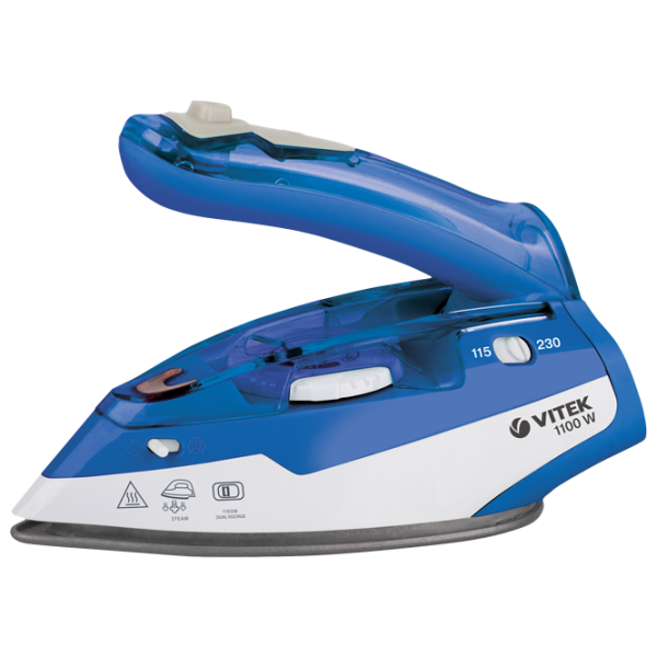 Fier de călcat Vitek VT-1269 De voiaj/ 1100 W/ Blue photo 1