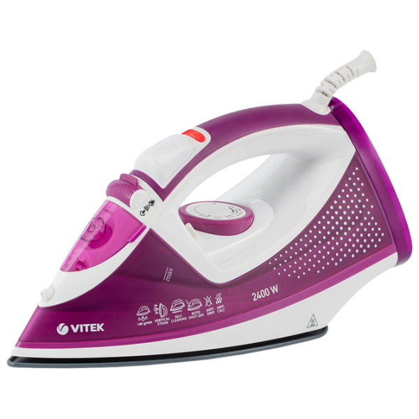 Fier de călcat Vitek VT-8346 Clasic/ 2400 W/ Pink photo 1