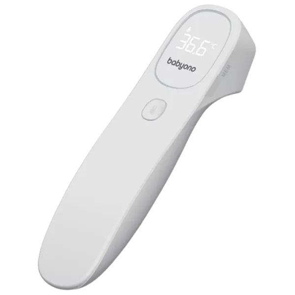 Termometru pentru copii cu infraroșii BabyOno 0790 Diferite suprafețe/ White photo 1