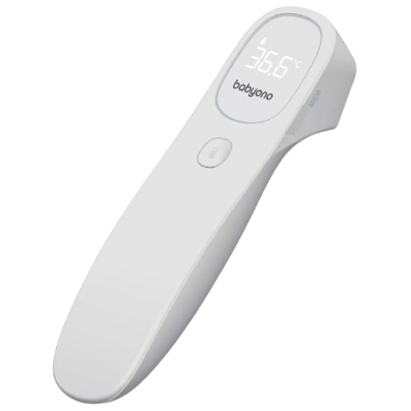 Termometru pentru copii cu infraroșii BabyOno 0790 Diferite suprafețe/ White photo 1