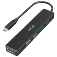 Адаптер Hama 300080 USB Type-C/ Черный
