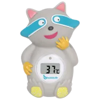 Termometru pentru copii electronic Badabulle B037002 Temperatura apei și temperatura camerei/ Gray