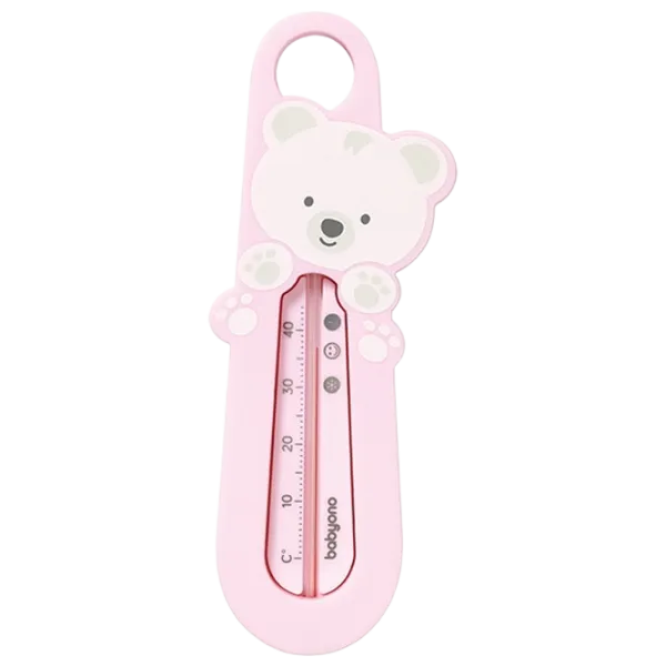 Термометр для детей аналоговый BabyOno 777/ 03 Температура воды/ Розовый photo 1