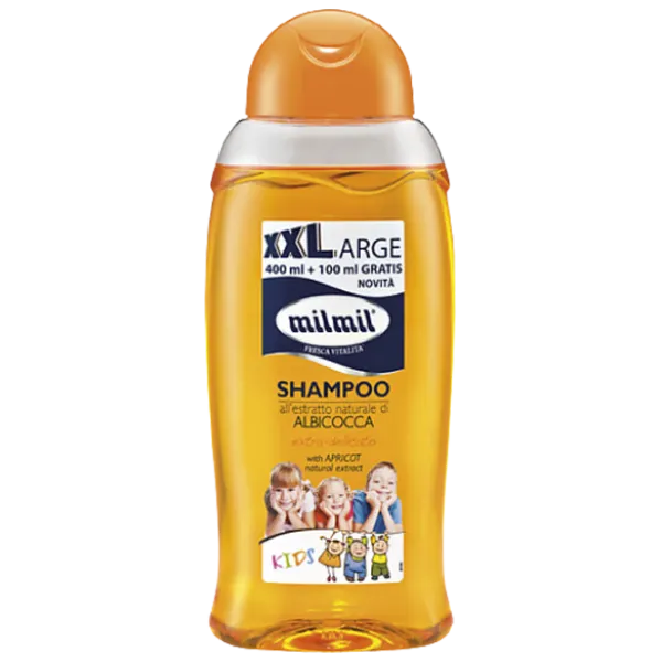Șampon MilMil Apricot Natural Extract 500 ml/ 0+ photo 1