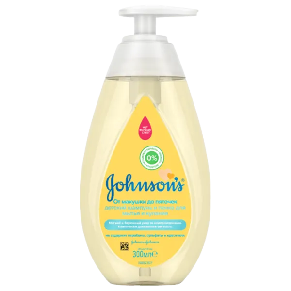 Шампунь и гель Johnson’s Baby Top-To-Toe 300 мл/ 0+ photo 1